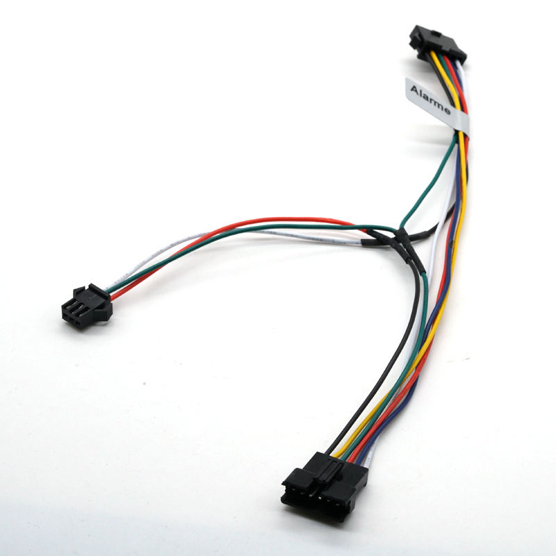 စိတ်ကြိုက် JST SM2.54 3Pin 6Pin Male to Female Connector UL1007 24AWG 100mm Wire Cable Harness