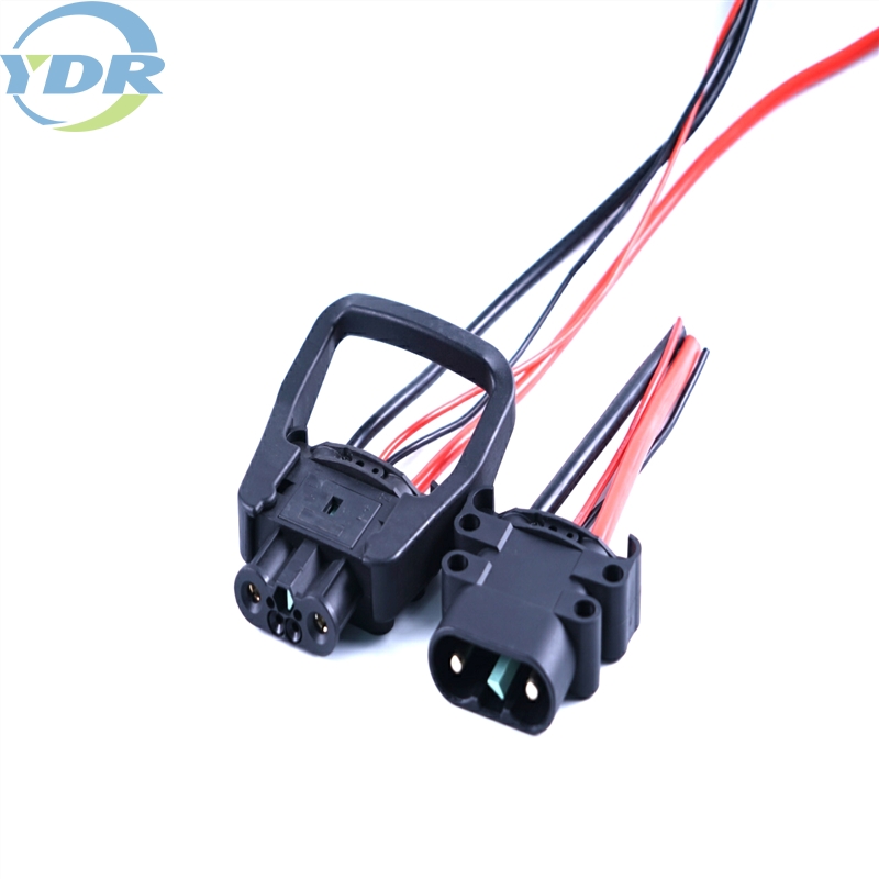 Male Female Forklift Battery Power Wire Harness